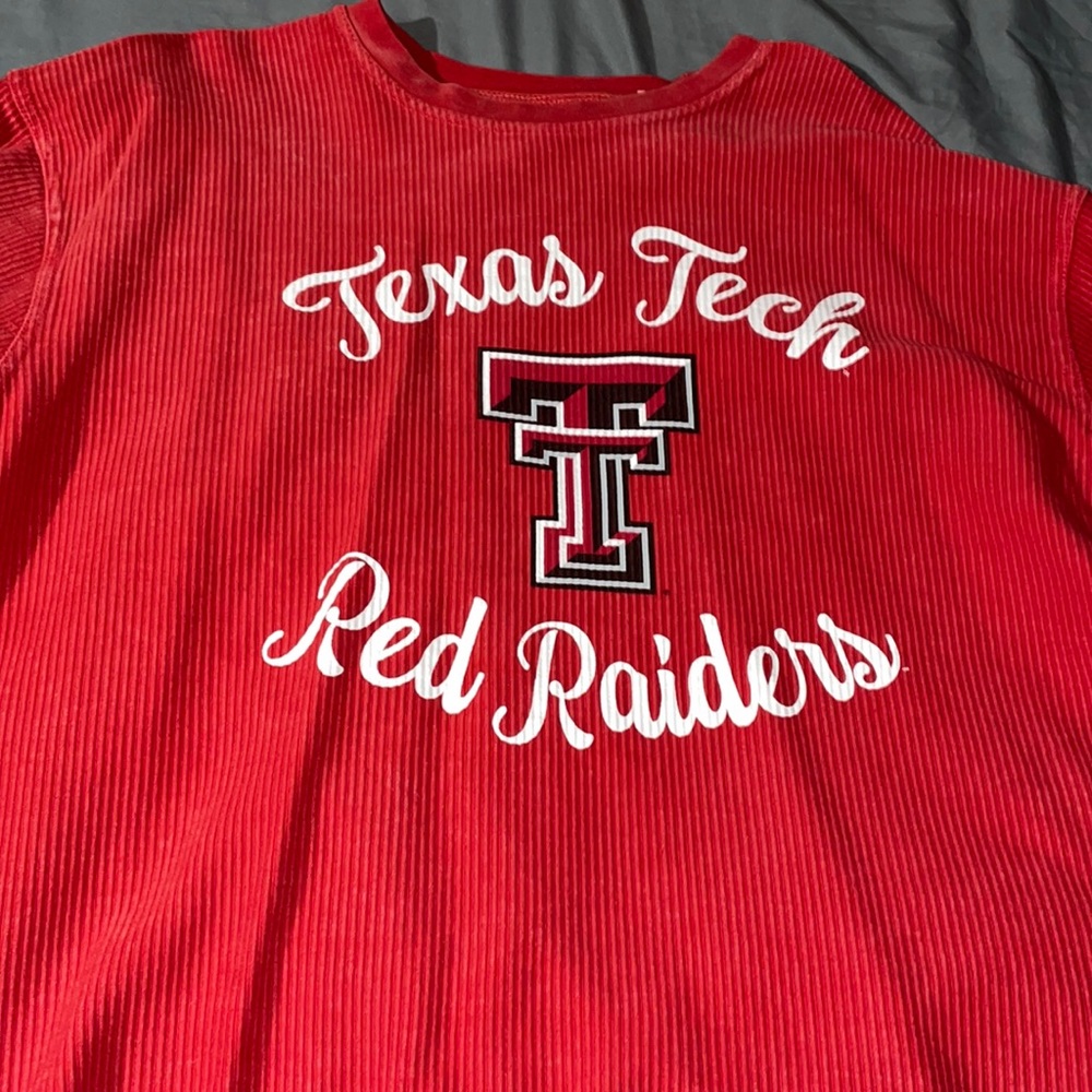 Texas Tech Waffle Sweatshirt